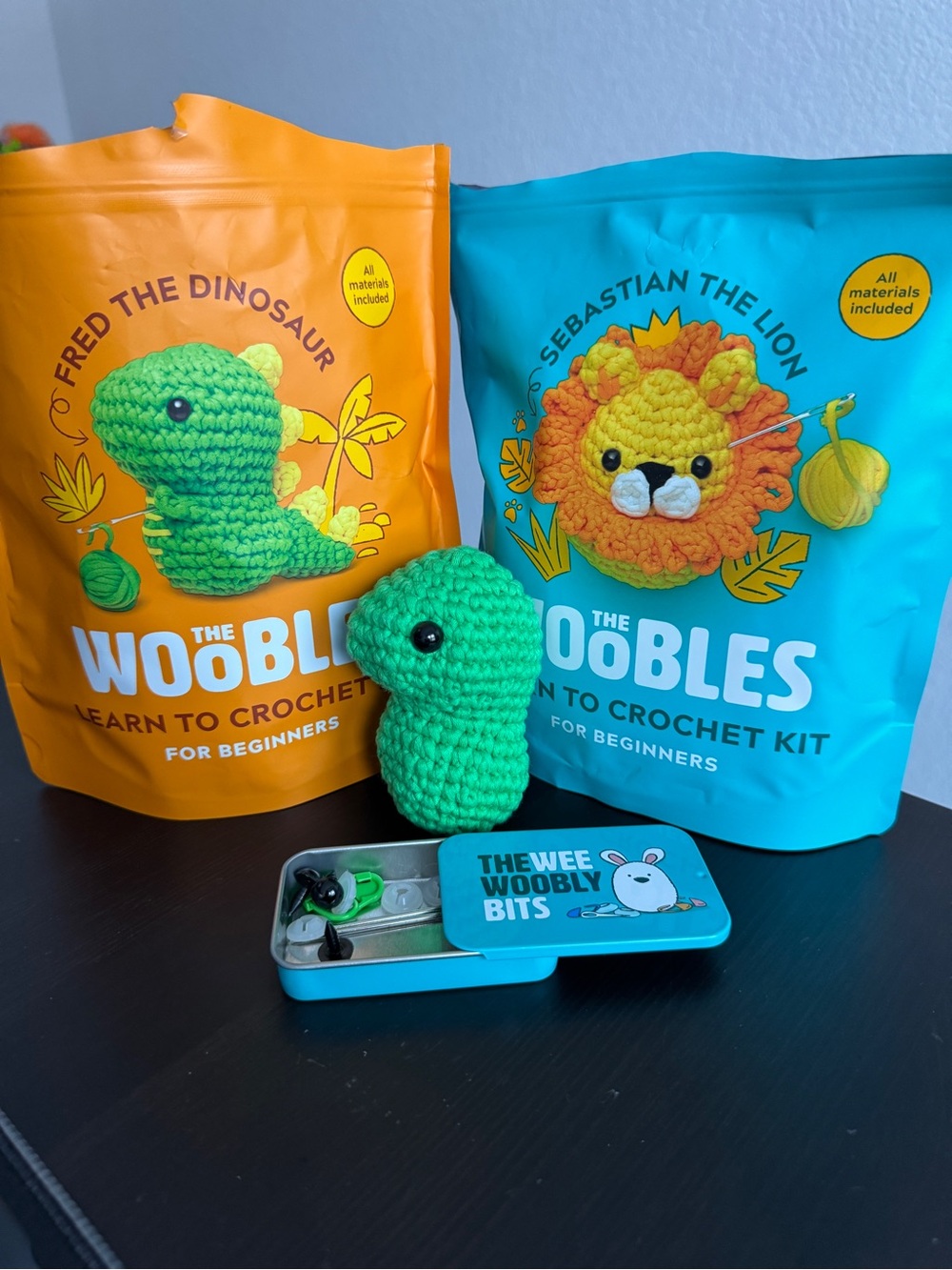 2 for 1: Woobles Kits - Dinosaur & Lion